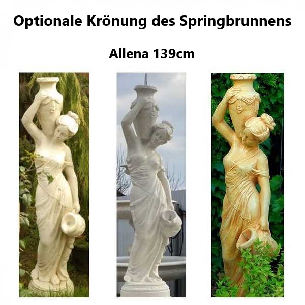 Detailansicht Springbrunnenfigur Allena