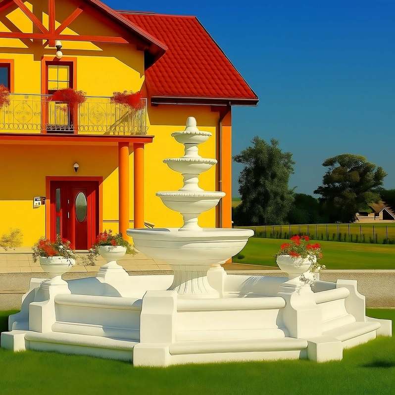 Set Springbrunnen Almeria + Brunnenbecken Classico + Zubehör