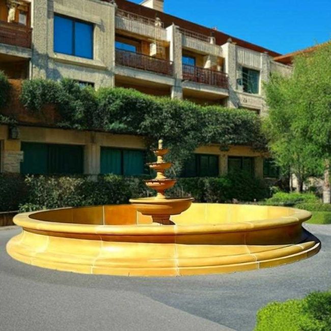 Set Springbrunnen Almeria 250 cm + Brunnenbecken Preston 700 cm