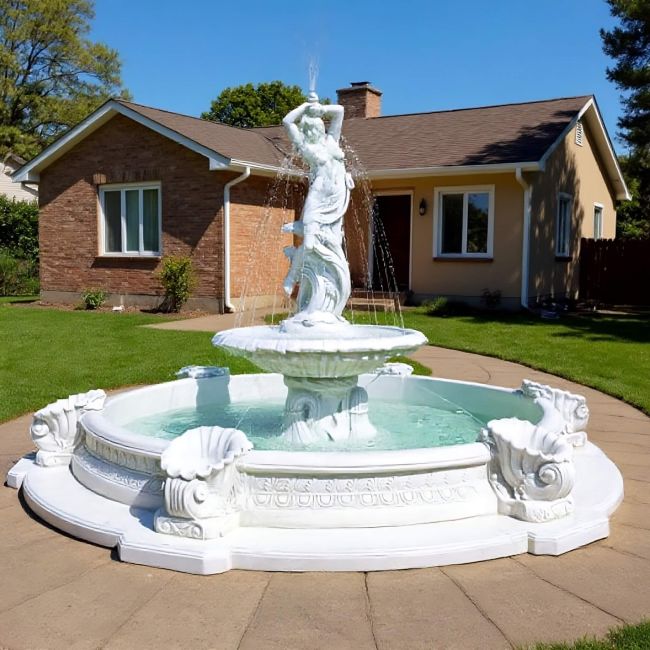 Set Springbrunnen Isabelle + Brunnenbecken Marino Groß