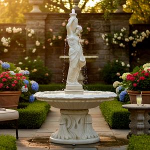 Springbrunnen Italiana Mädchen mit Krügen