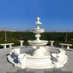 Set Springbrunnen Groß + Brunnenbecken Marino Groß