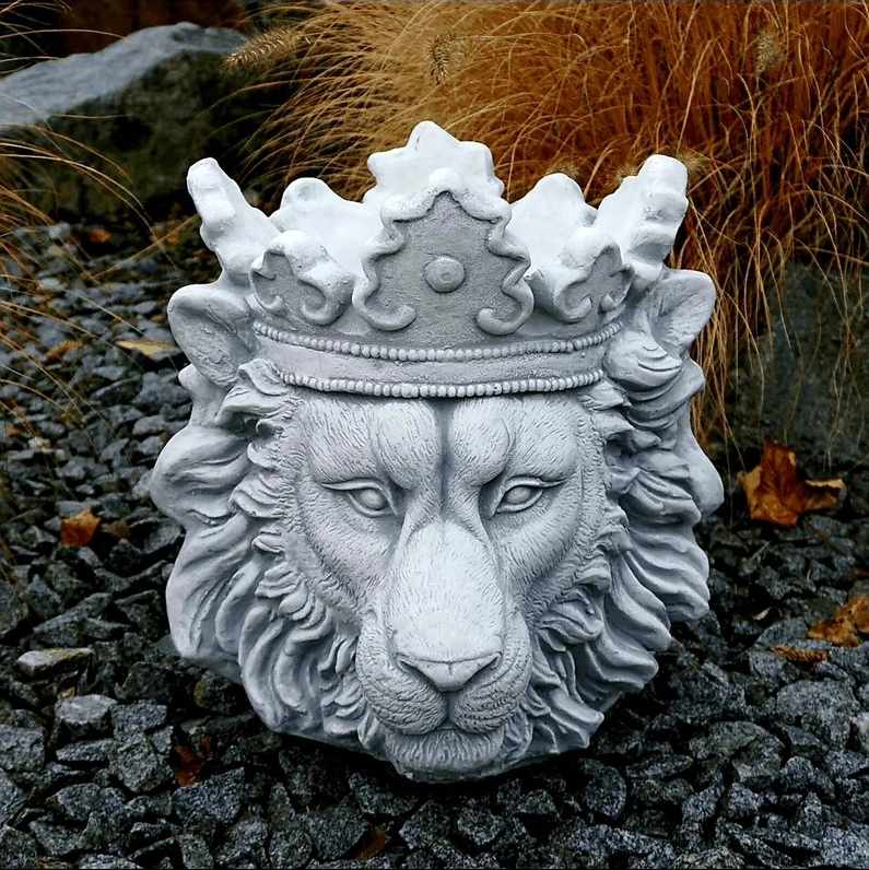 Pflanzenschale Löwe mit Krone