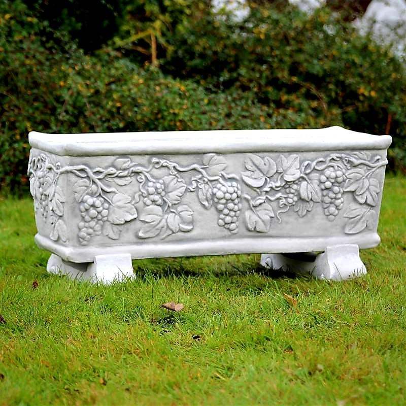 Pflanzenschale Rechteckig mit Trauben