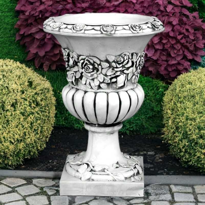 Pflanzenschale Vase Rose auf Fuß