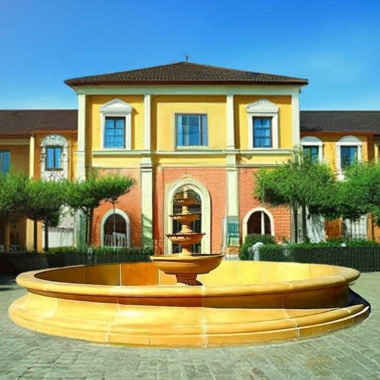 Set Springbrunnen Almeria + Brunnenbecken Preston