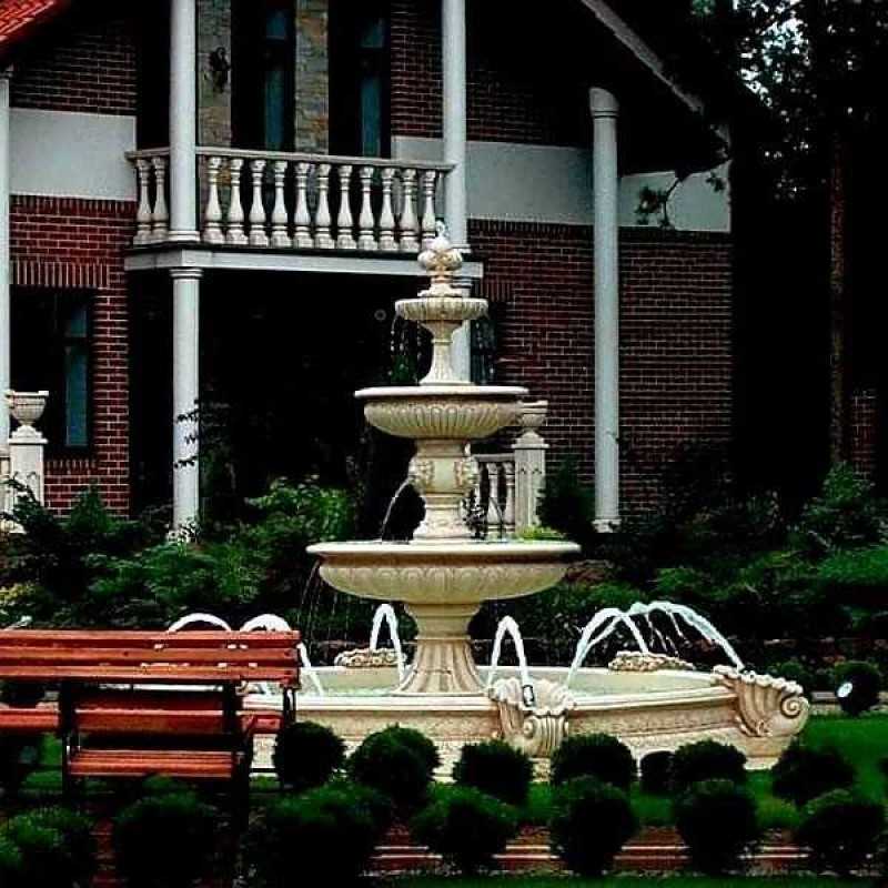 Set Springbrunnen Groß mit Brunnenbecken Marino