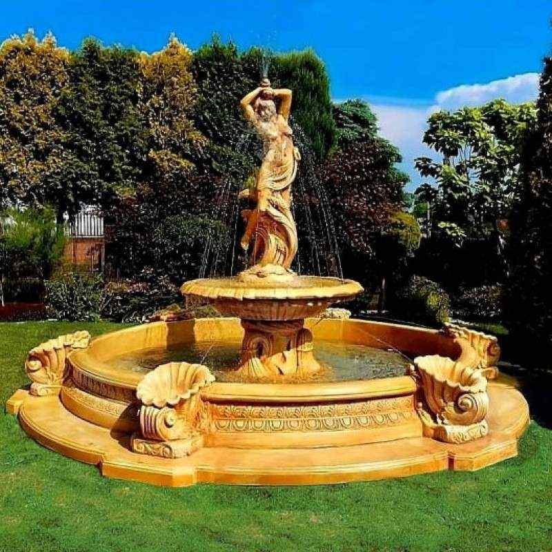 Set Springbrunnen Isabelle + Brunnenbecken Marino Groß