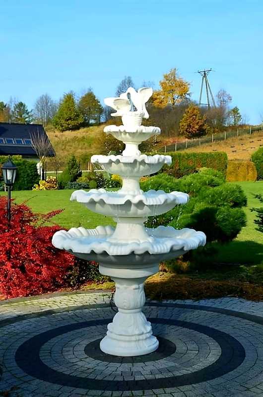 Set Gartenbrunnen Selene mit Becken Sofia