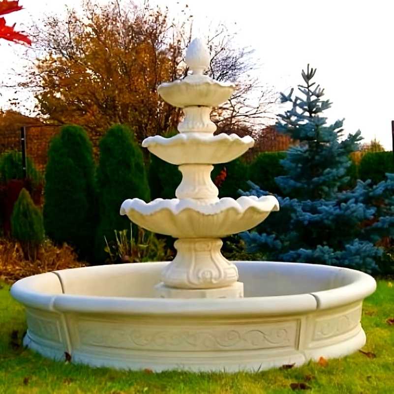 Set Springbrunnen Tivoli + Brunnenbecken Peruggia