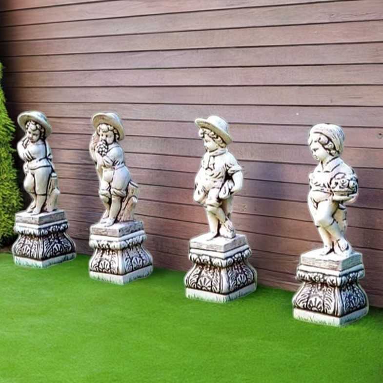 Set Steinfiguren – Jungen mit Hut