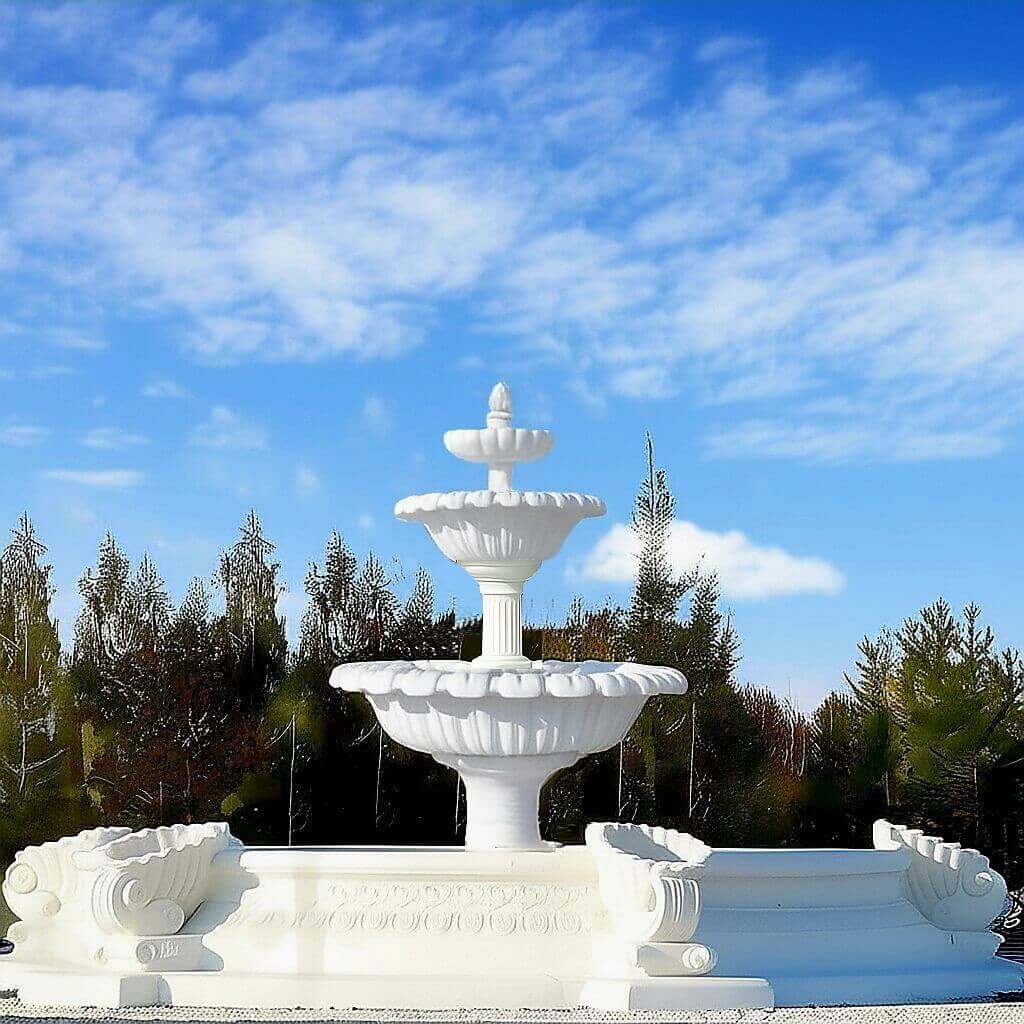 Set Springbrunnen Kefalonia 2 + Brunnenbecken Marino + Zubehör