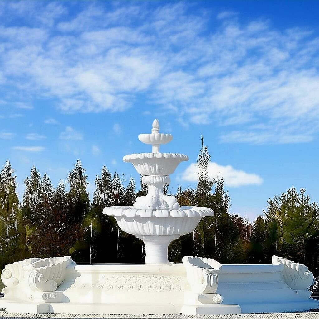 Set Springbrunnen Kefalonia + Brunnenbecken Marino Groß