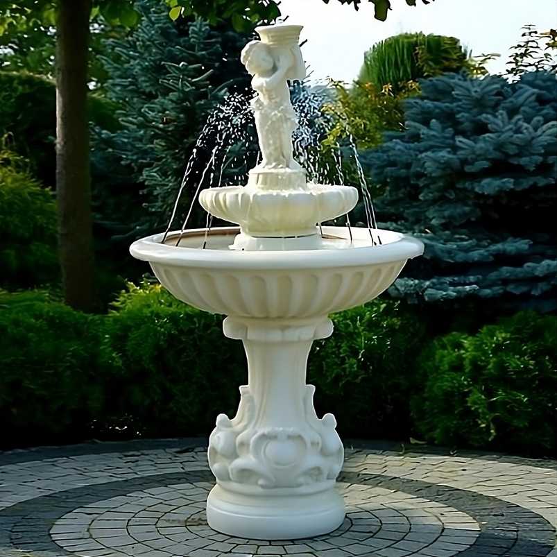 Springbrunnen Fresco mit Amor