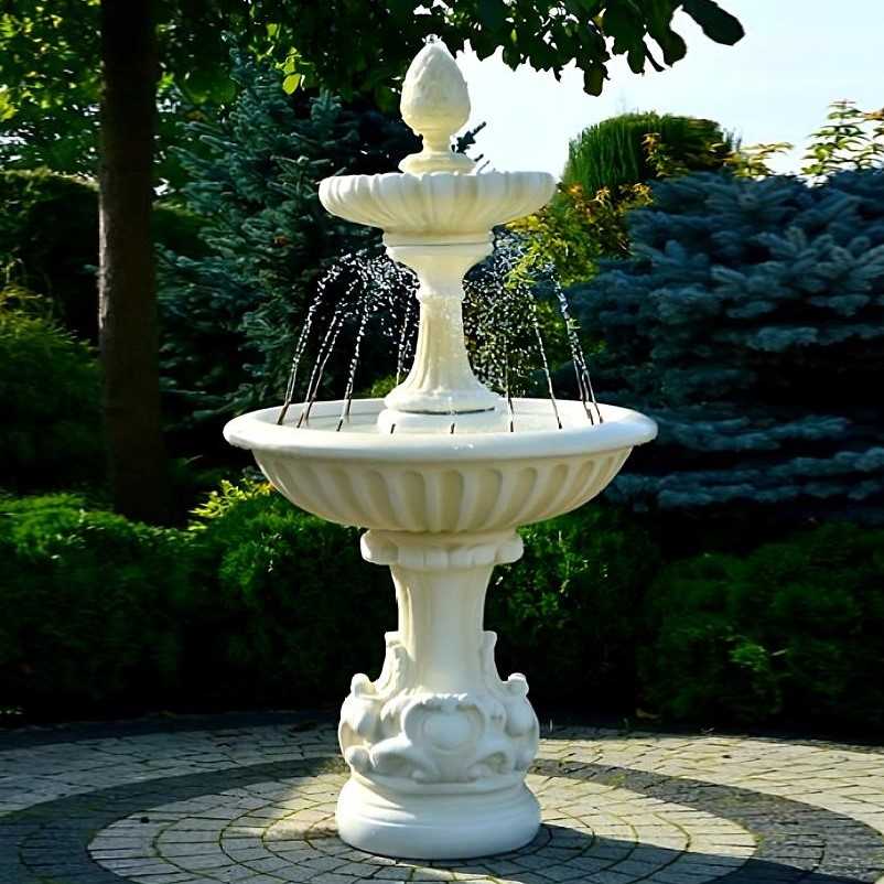 Springbrunnen Fresco mit Zapfen 2