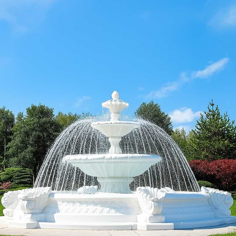 Set Springbrunnen Italiana + Brunnenbecken Marino
