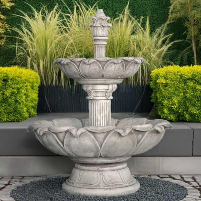 Springbrunnen Lotusblume 3