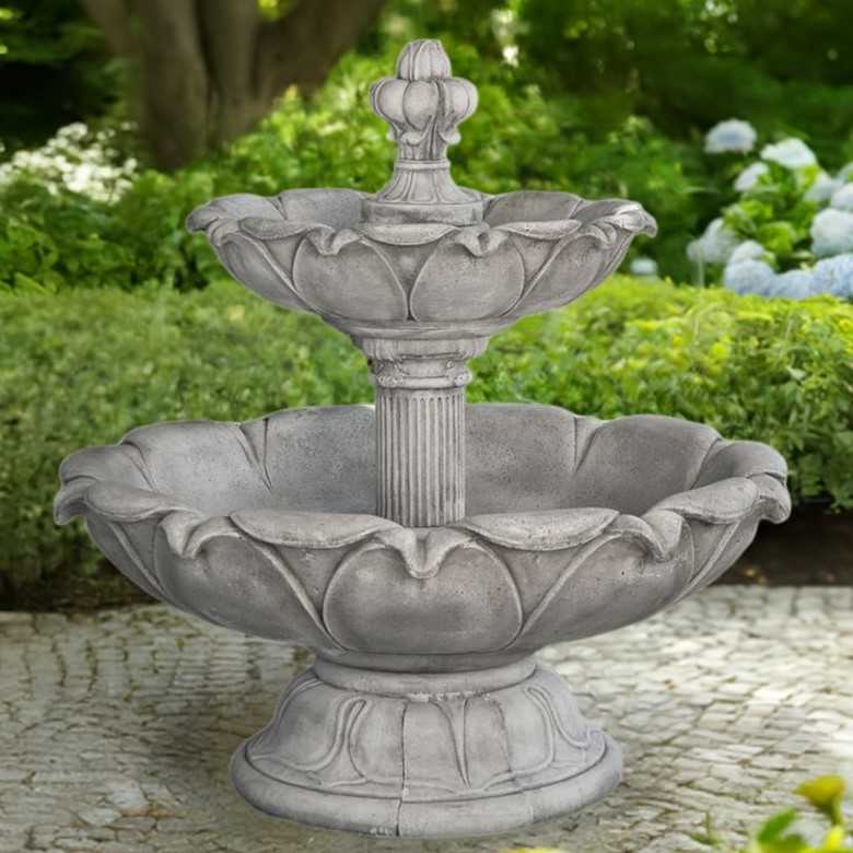 Springbrunnen Lotusblume 4