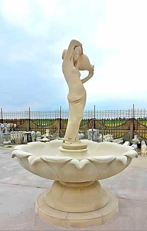 Springbrunnen Lotusblume Lagoa