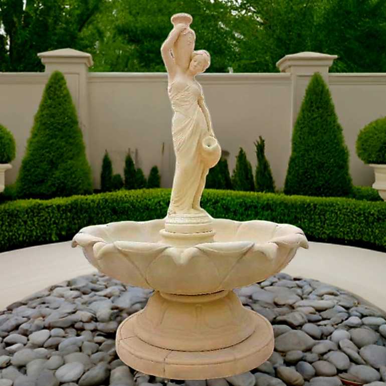 Springbrunnen Lotusblume Olivenza