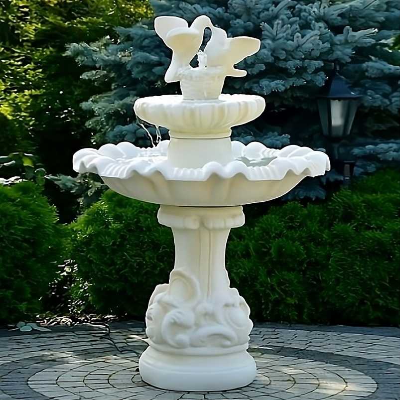 Springbrunnen Napoli mit Tauben