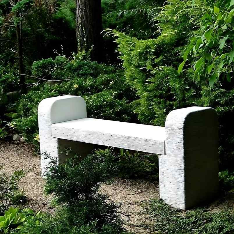 Steinbank Minimalistisch