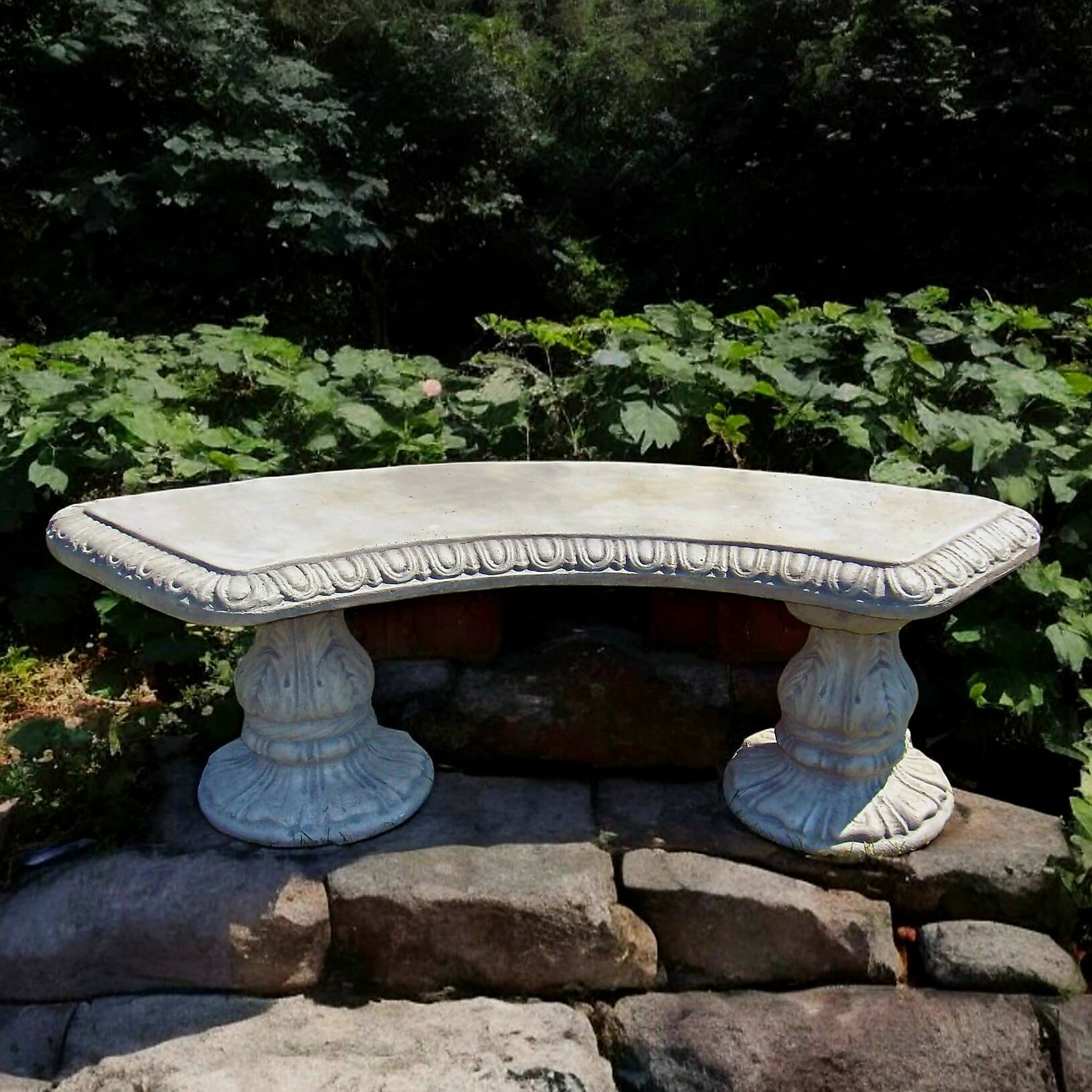 Steinbank Stylischer Groß