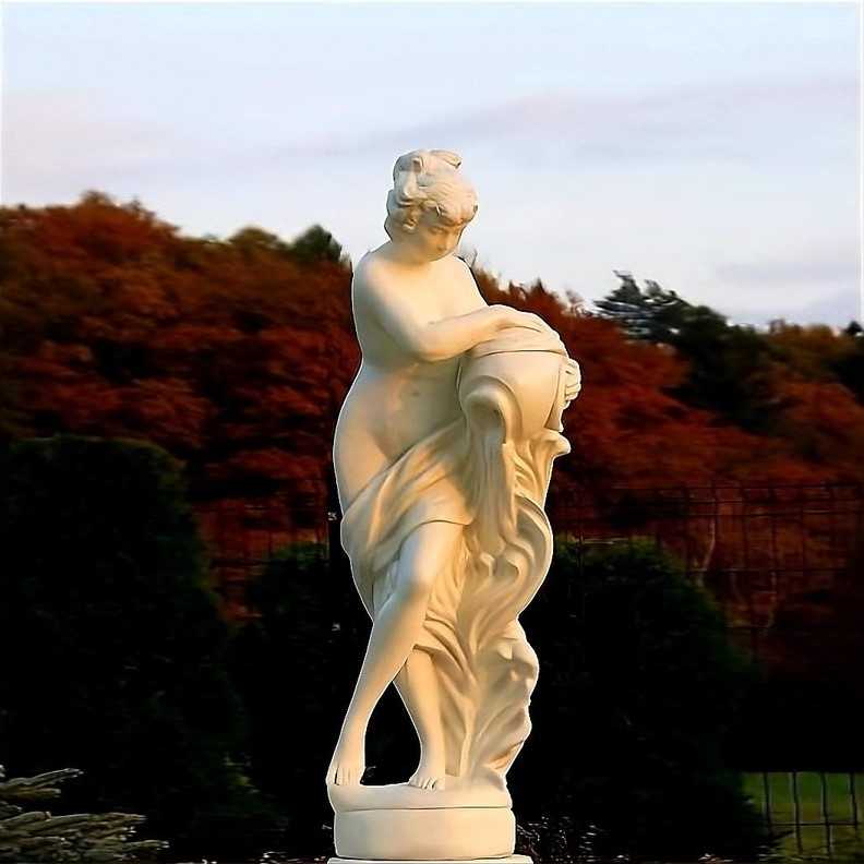 Steinfigur Überlauf Charlotte