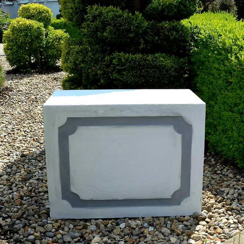 Steinsockel klassisch - rechteckig