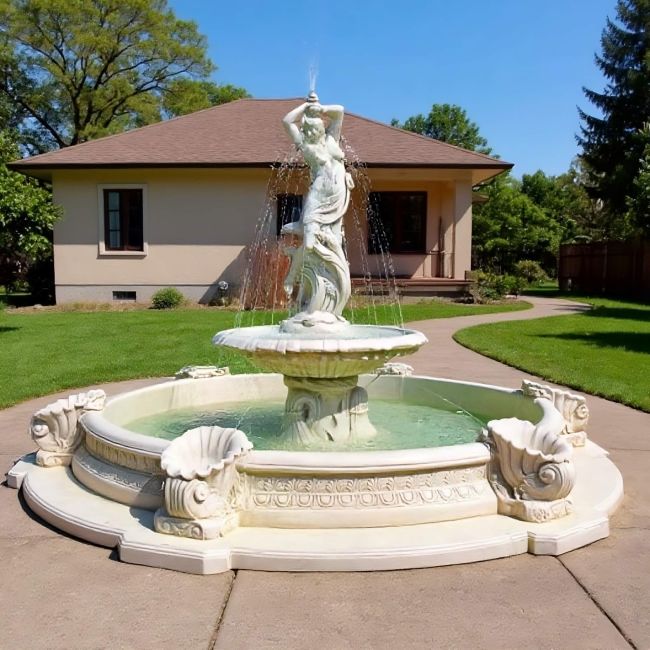 13 Inspirationen zu Großen Gartenbrunnen