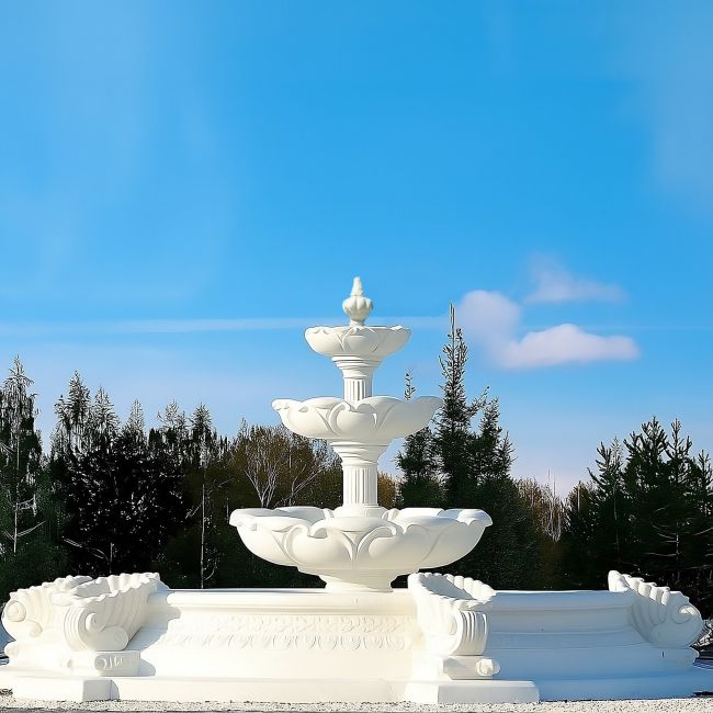 Große Gartenbrunnen mit Brunnenbecken – TOP20