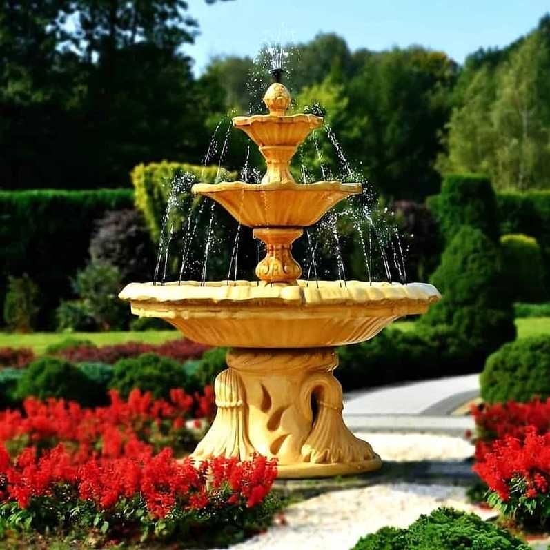Springbrunnen mit Zapfen – 24 empfohlene Gartenbrunnen
